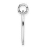 Sterling Silver Oval Pendant, Life Charm with Inspirational Message for Women and Unisex