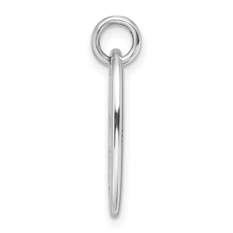 Sterling Silver Oval Pendant or Bracelet Charm with Spirituality Symbol