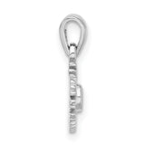 Sterling Silver Snowflake Pendant with Cubic Zirconia, Winter-Inspired Design for Women