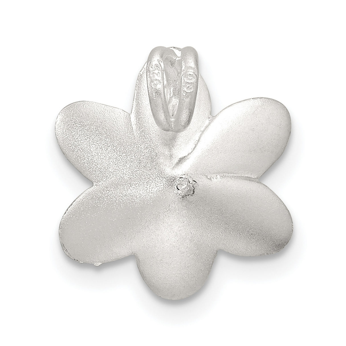 Sterling Silver Daffodil Flower Stud Earrings with Textured Floral Design