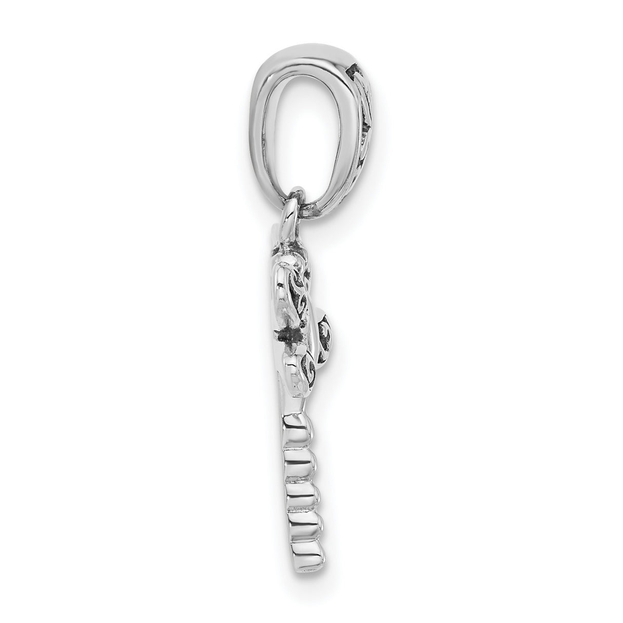 Sterling Silver Dragonfly Pendant with Filigree Wings, Bohemian Nature-Inspired Jewelry for Women