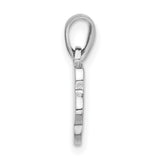 Enameled Dog Paw Charm Pendant in Real 925 Sterling Silver