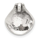 Sterling Silver Seashell Pendant with Pearl, Seahorse and Starfish Ocean Theme