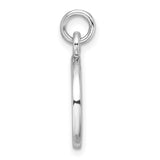 Antiqued Round Cross Charm Pendant in Real 925 Sterling Silver