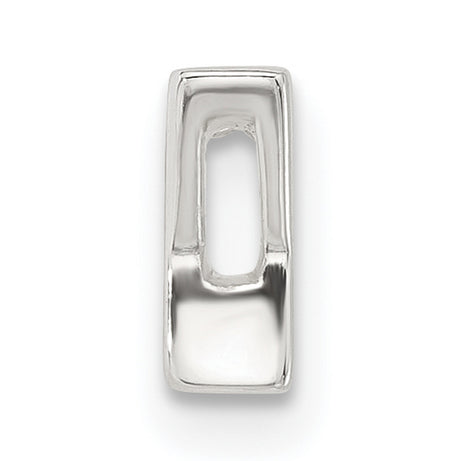 Sterling Silver Initial Y Pendant, Block Letter Charm with Polished Monogram Design