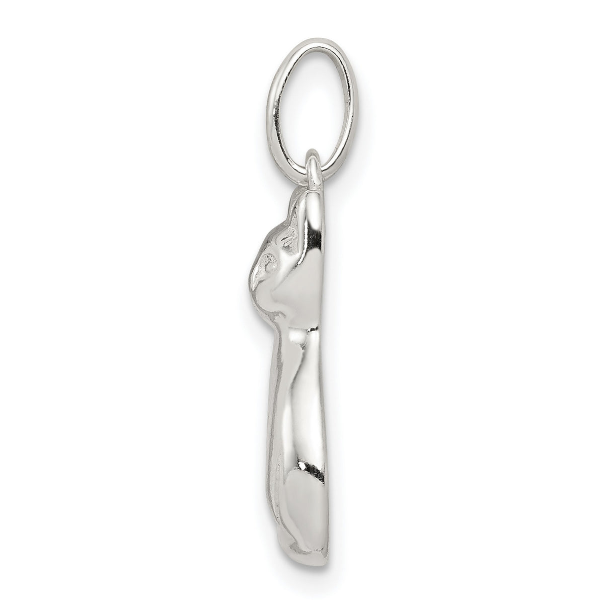 Cat Charm Pendant in Real 925 Sterling Silver