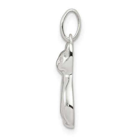 Cat Charm Pendant in Real 925 Sterling Silver