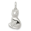 Cat Charm Pendant in Real 925 Sterling Silver