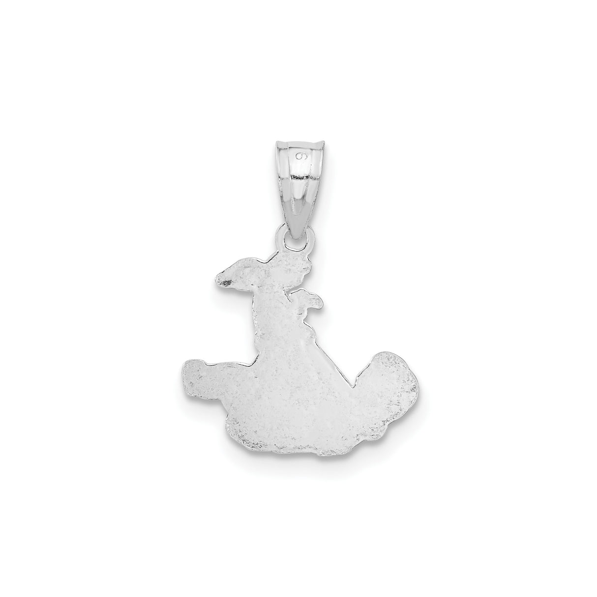 Sterling Silver Angel Pendant with Guardian Motif for New Mothers
