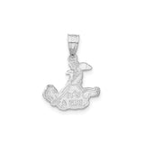 Sterling Silver Angel Pendant with Guardian Motif for New Mothers
