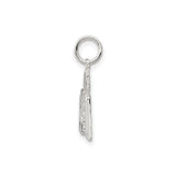 Sterling Silver RN Pendant with Caduceus Symbol, Medical Jewelry for Nurses
