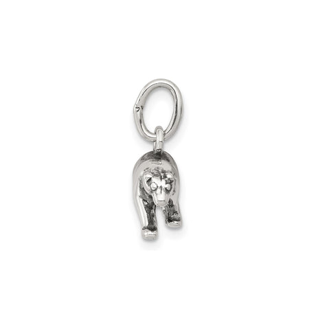 Bear Charm Pendant in Real 925 Sterling Silver