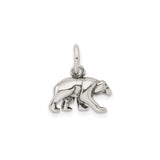 Bear Charm Pendant in Real 925 Sterling Silver