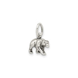 Bear Charm Pendant in Real 925 Sterling Silver