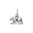 Bear Charm Pendant in Real 925 Sterling Silver