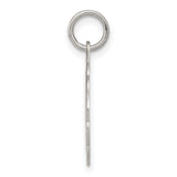 Sterling Silver Maid of Honor Pendant with Scalloped Edge and Bridal Figure