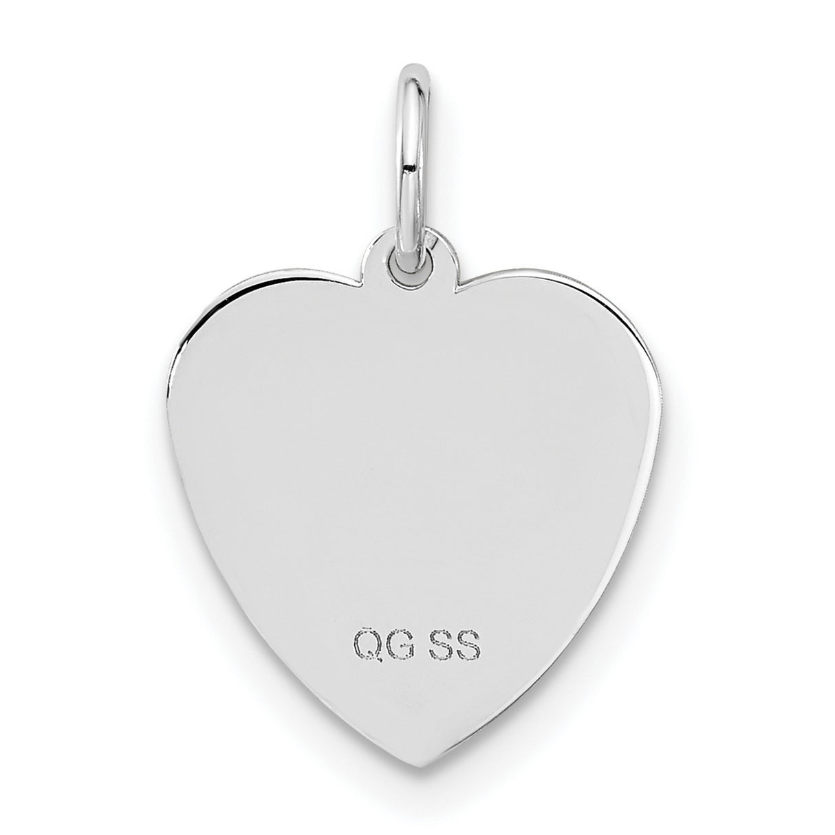 Sterling Silver Bridesmaid Pendant with Heart, Sentimental Wedding Keepsake Charm