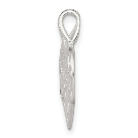 Sterling Silver Heart Split Pendant with Mother and Daughter Engraving, Two-Piece Keepsake Charm