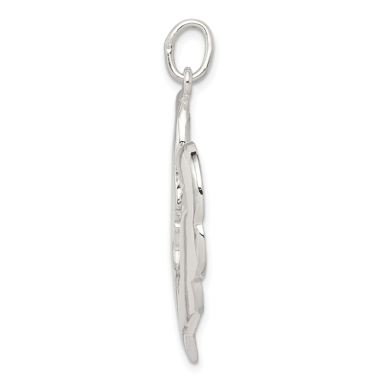 Sterling Silver Heart Pendant Featuring Mother and Outline, Sentimental Jewelry for Women