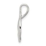 Solid Sand Dollar Disc Charm Pendant in Real 925 Sterling Silver