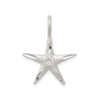 Sterling Silver Starfish Pendant with Textured Finish, Ocean-Inspired Coastal Jewelry for Women