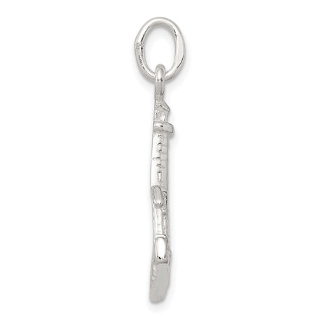 Sterling Silver Lighthouse Pendant with Coastal Scene and Nautical Theme