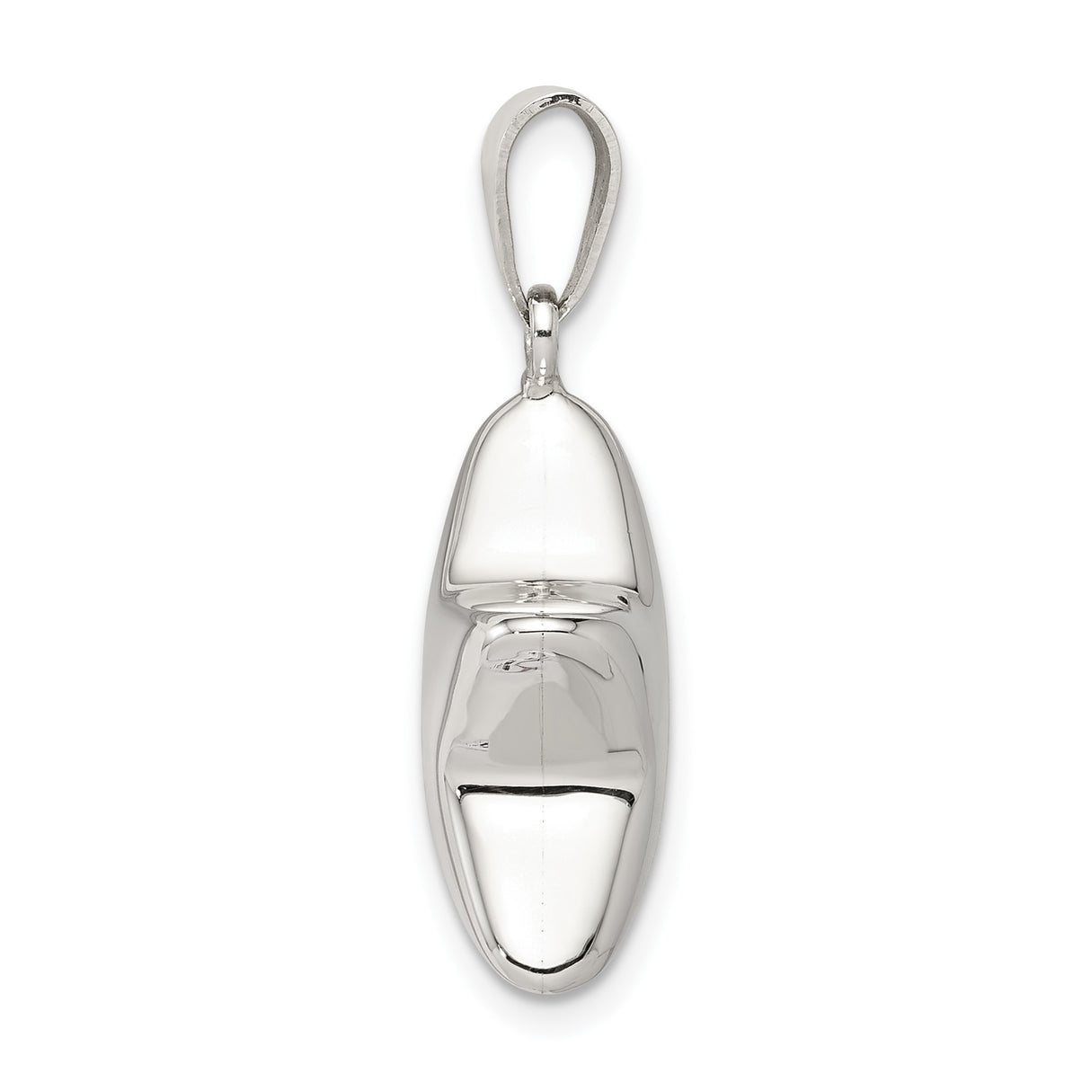 Sterling Silver Star Pendant, Five Point Design with Polished Finish, Minimalist Jewelry for Women