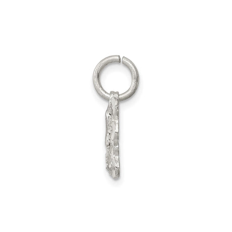 Sterling Silver Butterfly Pendant with Openwork Design, Symbol of Transformation and Hope