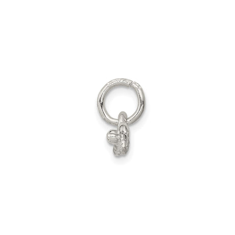 Sterling Silver Hockey Stick Pendant with Puck Detail, Sports Charm for Men or Women