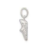 Sterling Silver Ballet Slipper Pendant Charm, Artistic Dance Shoe Jewelry for Women and Girls