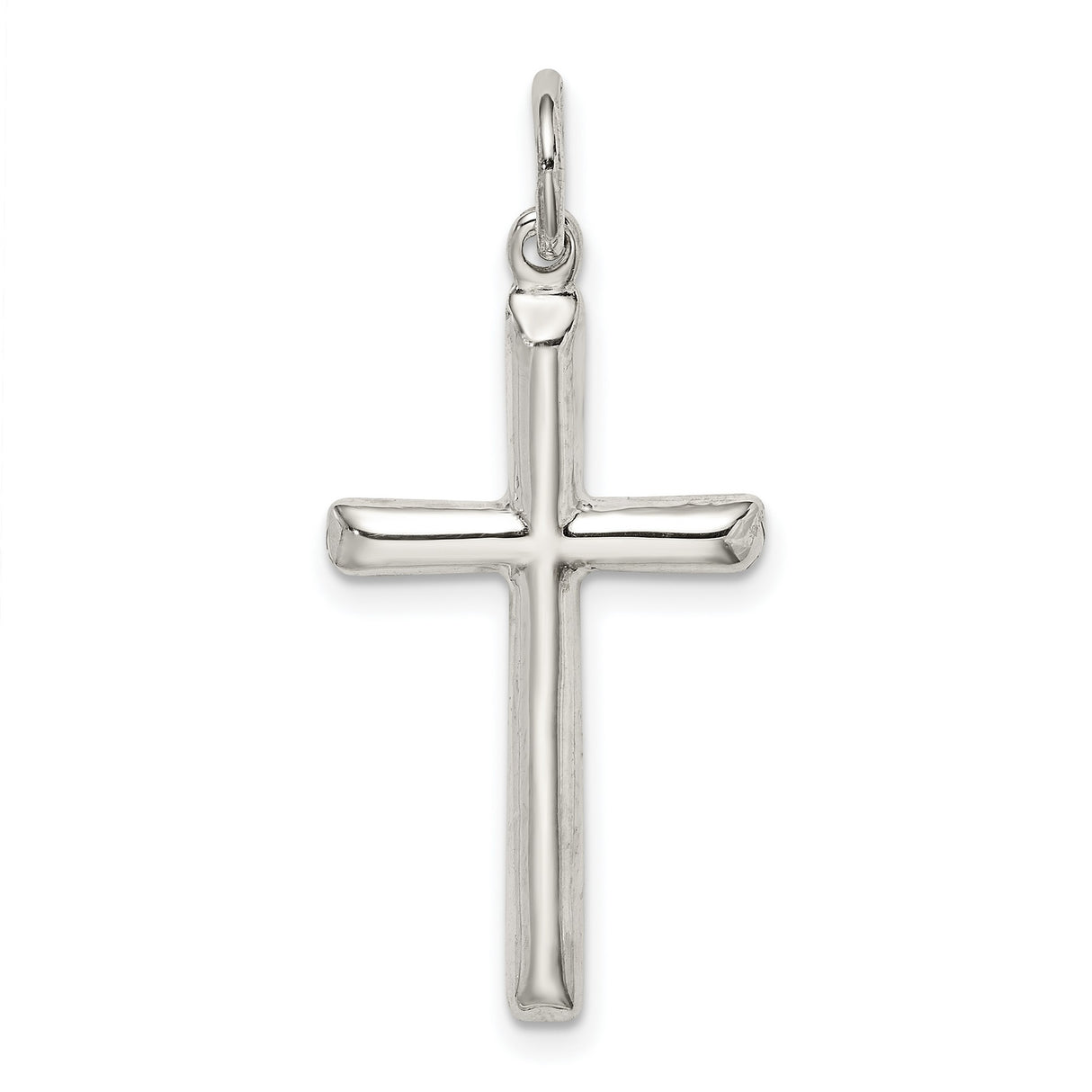 Cross Charm Pendant in Real 925 Sterling Silver