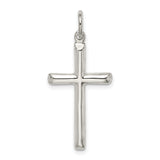 Cross Charm Pendant in Real 925 Sterling Silver