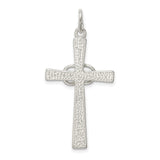 Holy Matrimony Cross Charm Pendant in Real 925 Sterling Silver