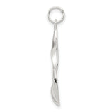 Music Note Charm Pendant in Real 925 Sterling Silver