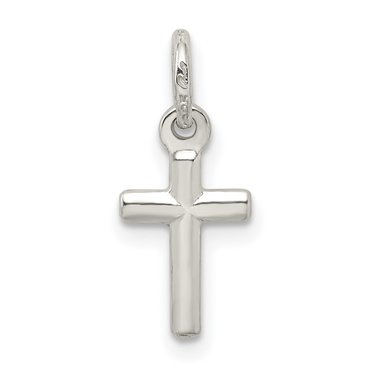 Cross Charm Pendant in Real 925 Sterling Silver