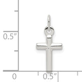 Cross Charm Pendant in Real 925 Sterling Silver