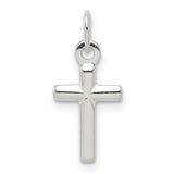 Cross Charm Pendant in Real 925 Sterling Silver