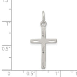 Cross Charm Pendant in Real 925 Sterling Silver