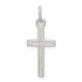 Latin Cross Charm Pendant in Real 925 Sterling Silver