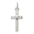 Latin Cross Charm Pendant in Real 925 Sterling Silver