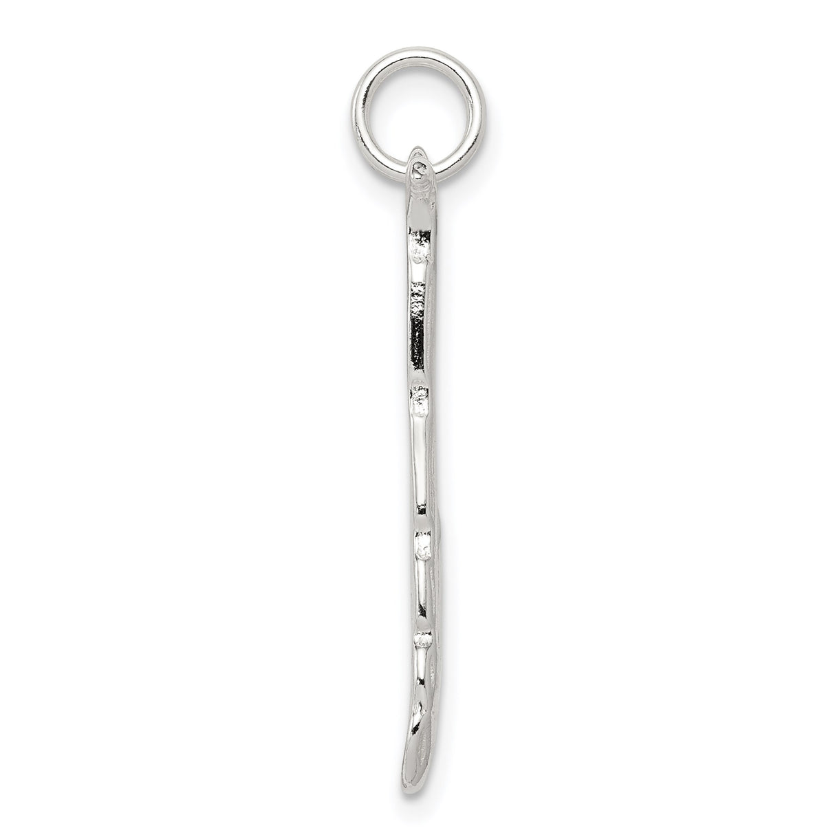 Sterling Silver Saxophone Pendant Charm, Musical Instrument Jewelry for Musicians and Jazz Lovers