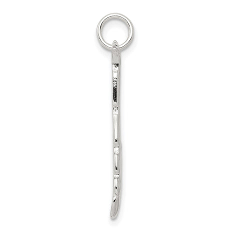 Sterling Silver Saxophone Pendant Charm, Musical Instrument Jewelry for Musicians and Jazz Lovers