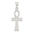 Solid Ankh Cross Charm Pendant in Real 925 Sterling Silver