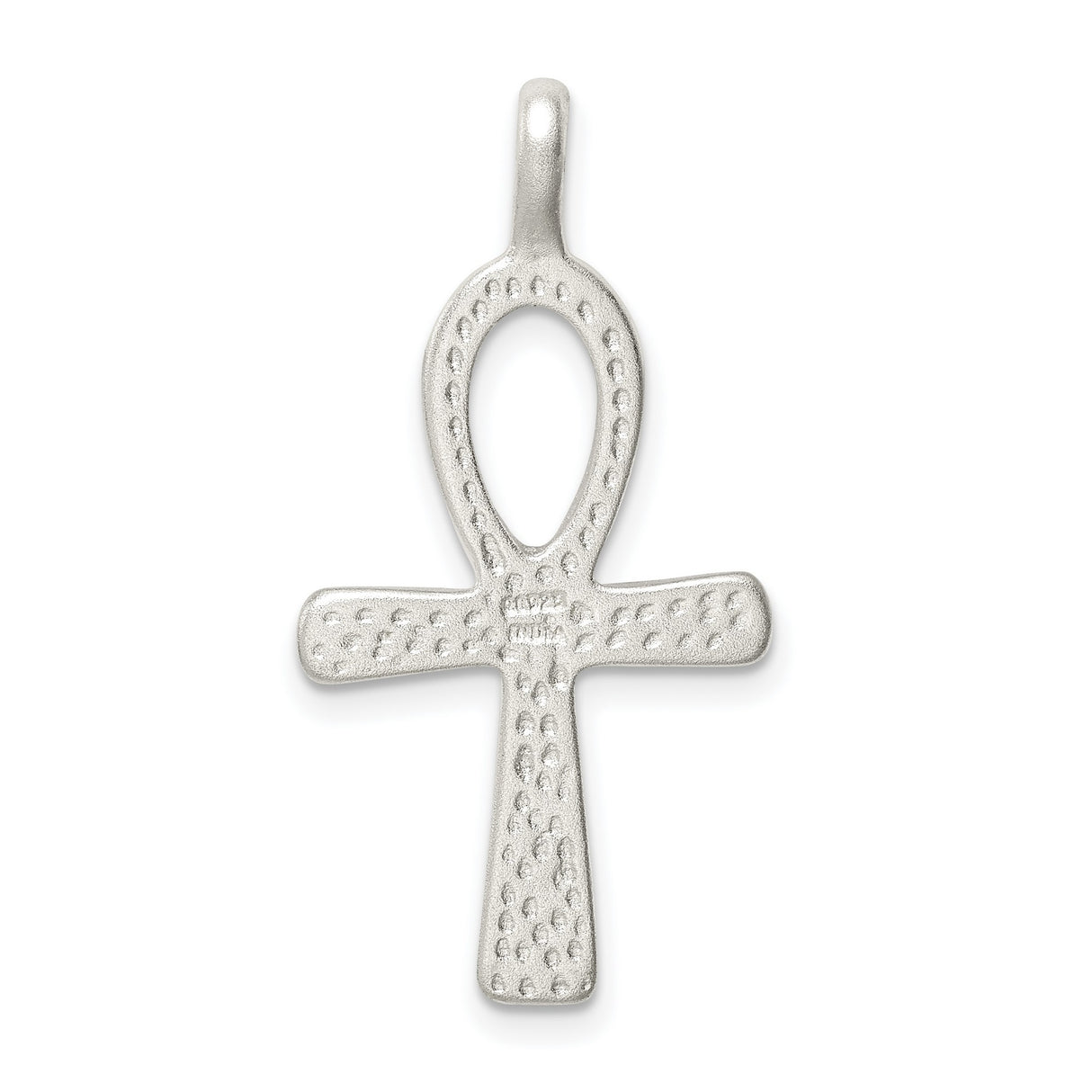 Ankh Cross Slide Charm Pendant in Real 925 Sterling Silver