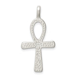 Ankh Cross Slide Charm Pendant in Real 925 Sterling Silver