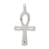 Ankh Cross Slide Charm Pendant in Real 925 Sterling Silver