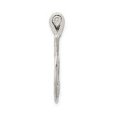 Sterling Silver Pendant with Praying Hands in Open Oval Frame, Christian Religious Jewelry