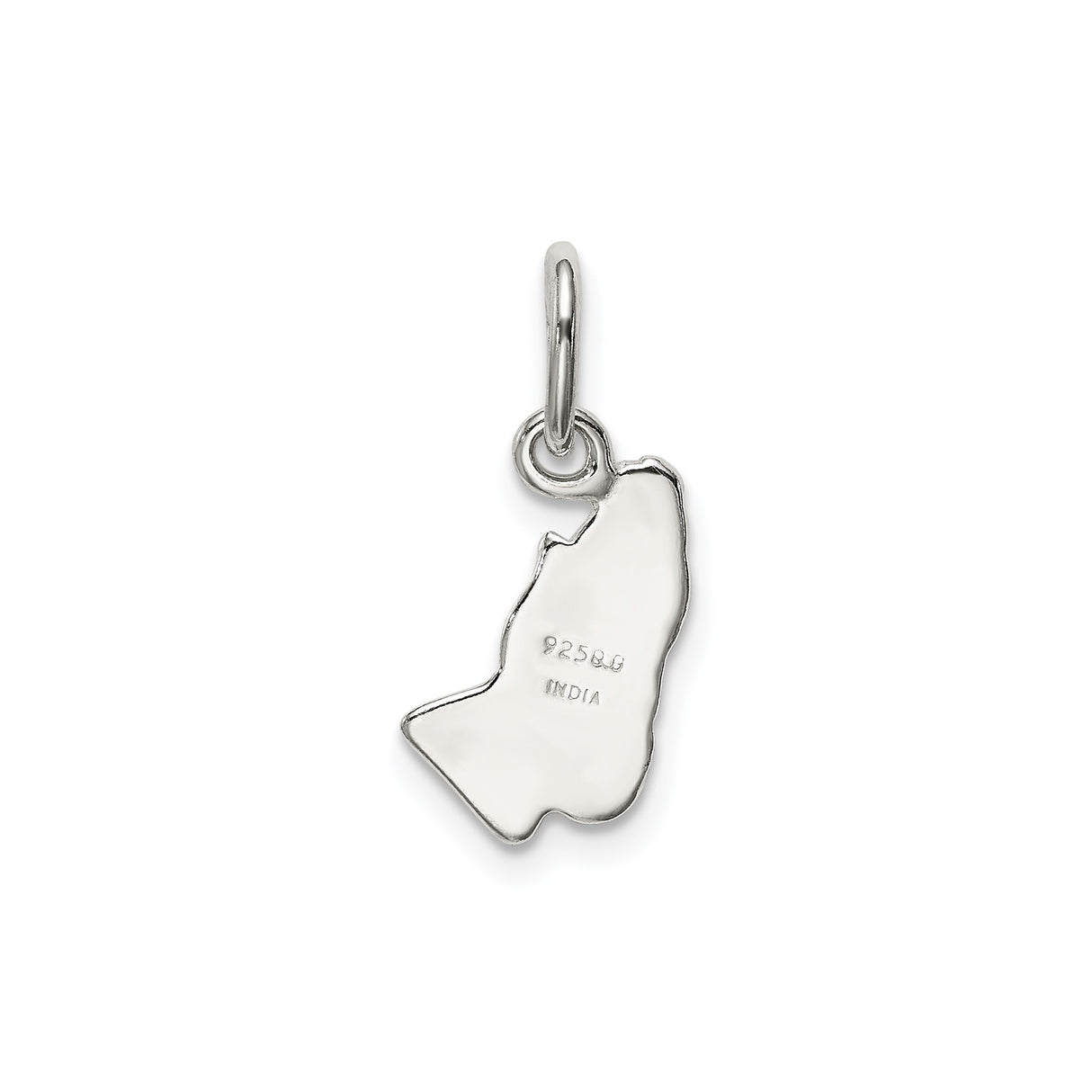 Sterling Silver Praying Hands Pendant, Religious Christian Faith Charm for Men and Women