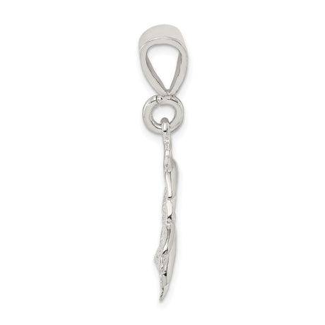 Sterling Silver Dolphin Pendant with Three Dolphins, Nautical Ocean Theme