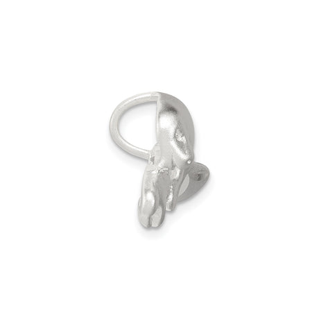 Sterling Silver Manatee and Calf Pendant, Ocean Life Jewelry, Marine Animal Theme